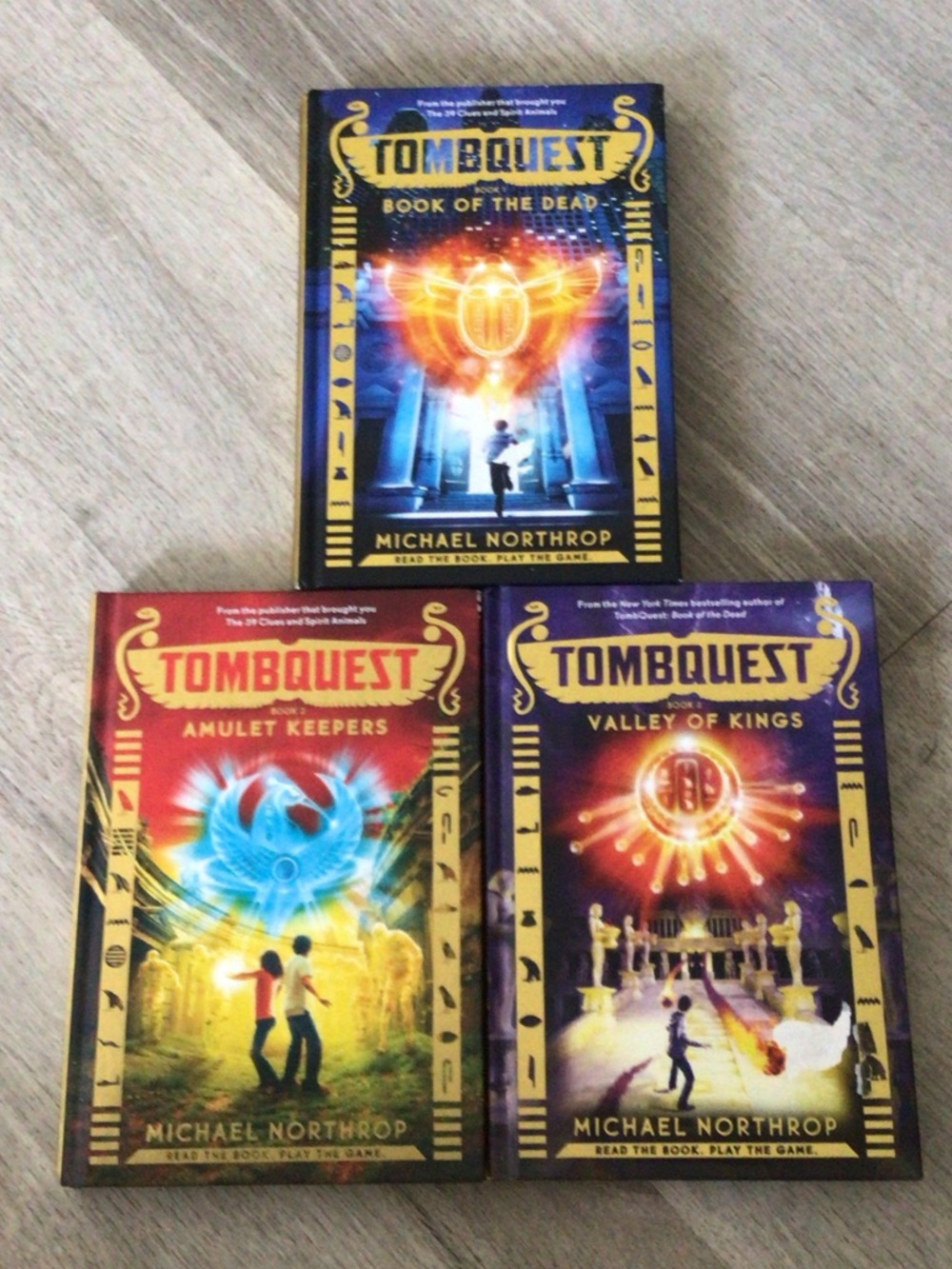 Scholastic TombQuest Book Set - Books 1,2, and 3